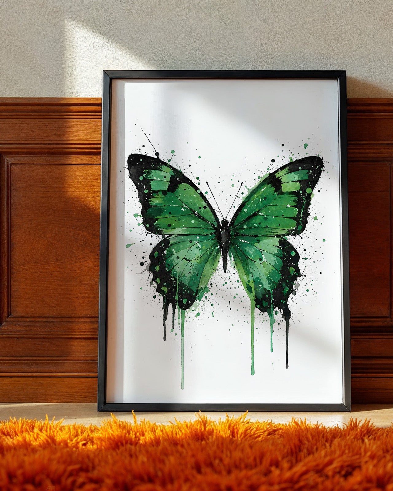 BUTTERFLY WALL ART PRINT "ELYSIA"