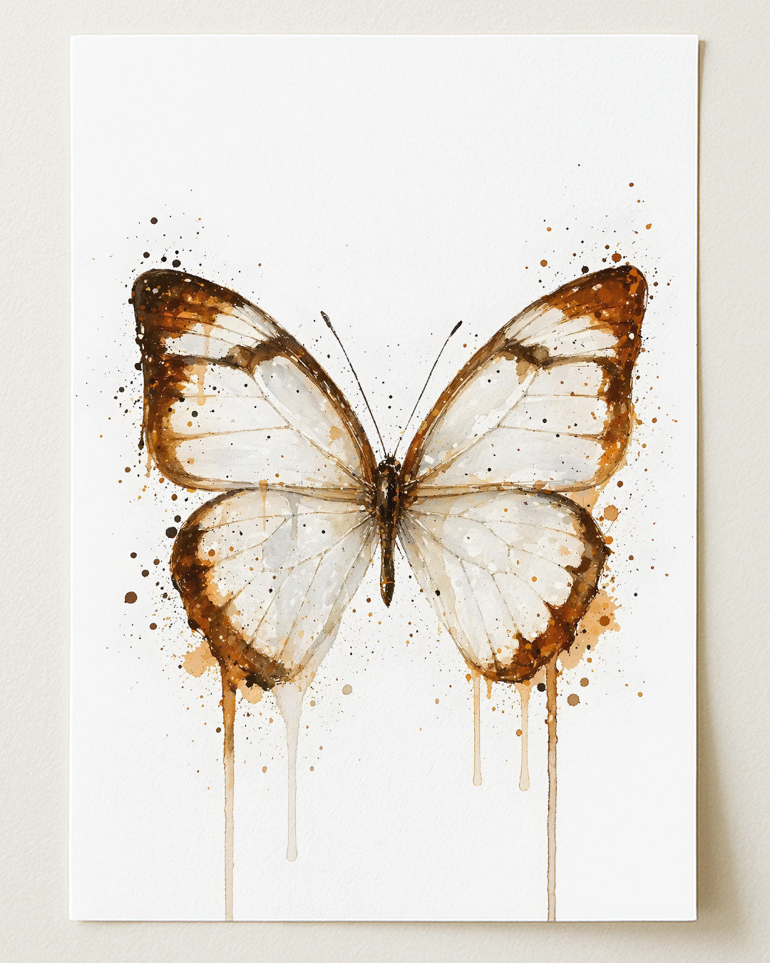 BUTTERFLY WALL ART PRINT "CALISTA"