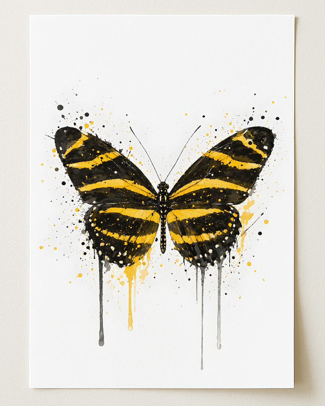 BUTTERFLY WALL ART PRINT "MIRELLE"