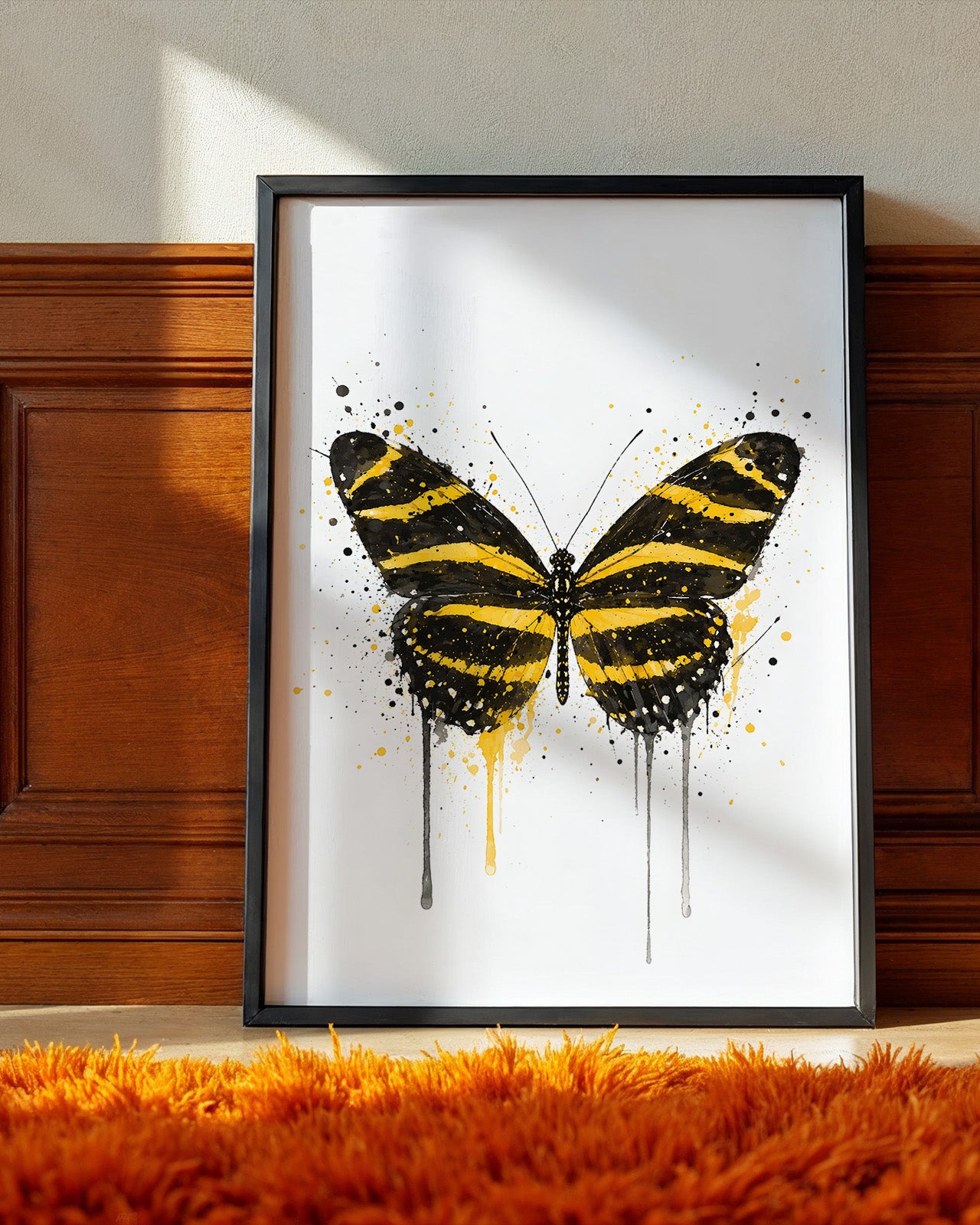BUTTERFLY WALL ART PRINT "MIRELLE"