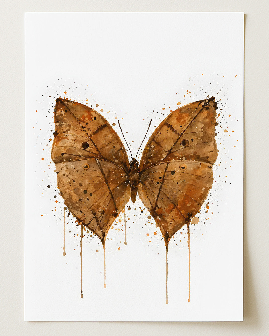 BUTTERFLY WALL ART PRINT "LIRIEL"