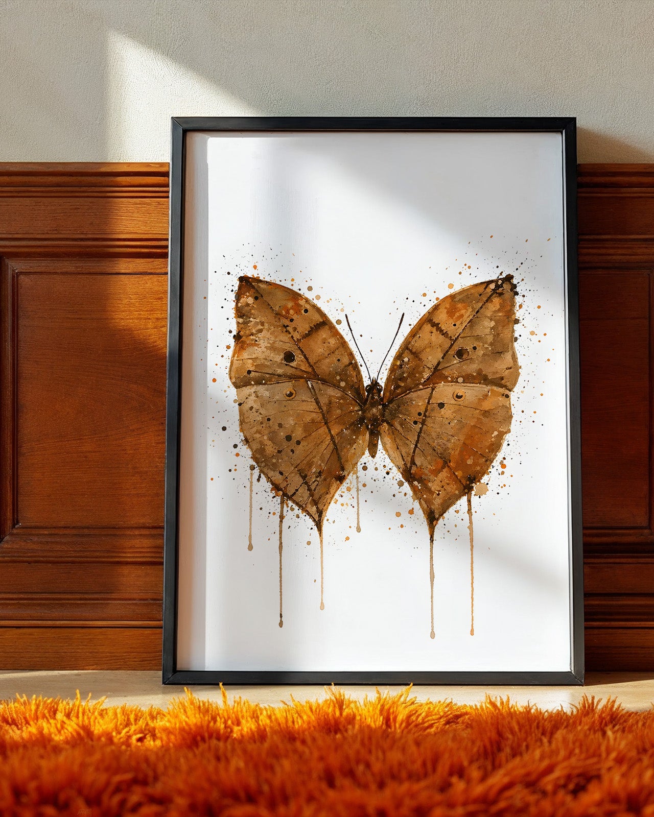 BUTTERFLY WALL ART PRINT "LIRIEL"