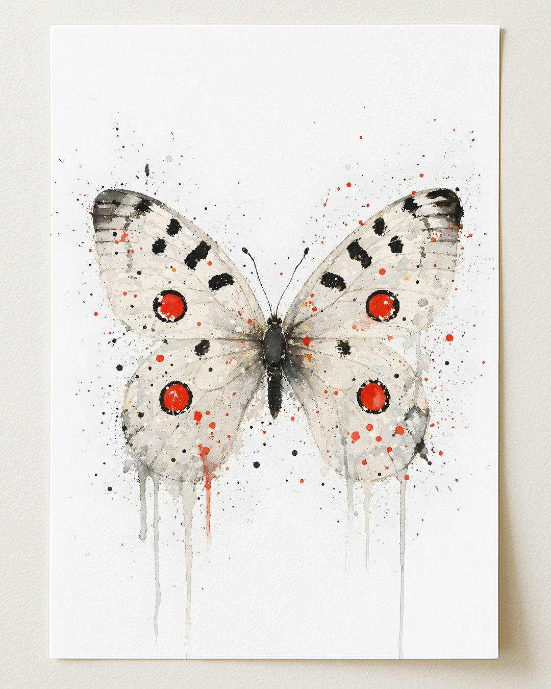 BUTTERFLY WALL ART PRINT "AURELIS"