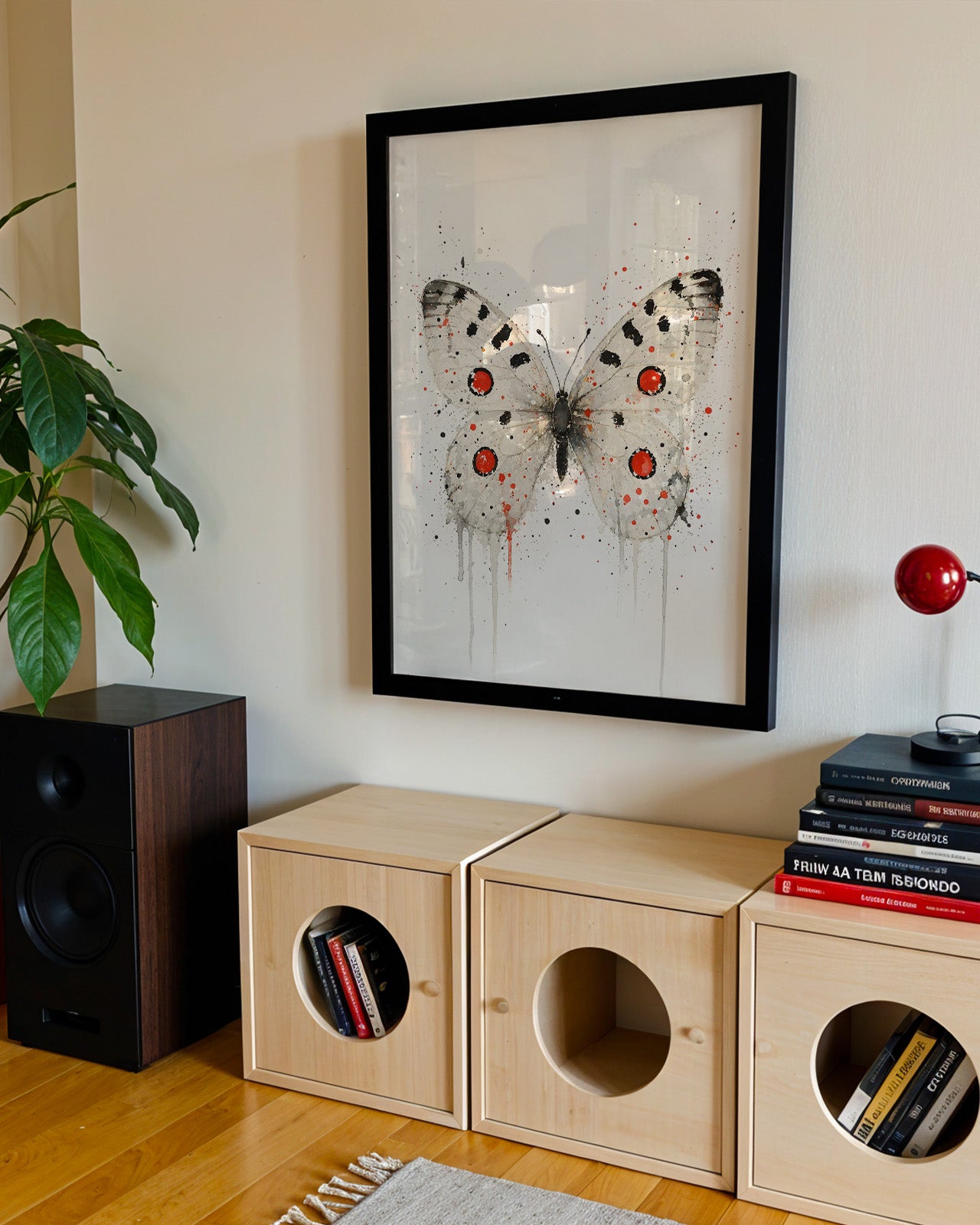 BUTTERFLY WALL ART PRINT "AURELIS"